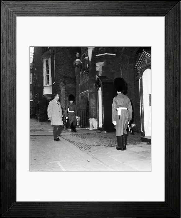 Framed Print : Magician Fred Kaps who appeared before forty guests at St James Palace to celebrate Framed Print : Magician Fred Kaps who appeared before forty guests at St James Palace to celebrate