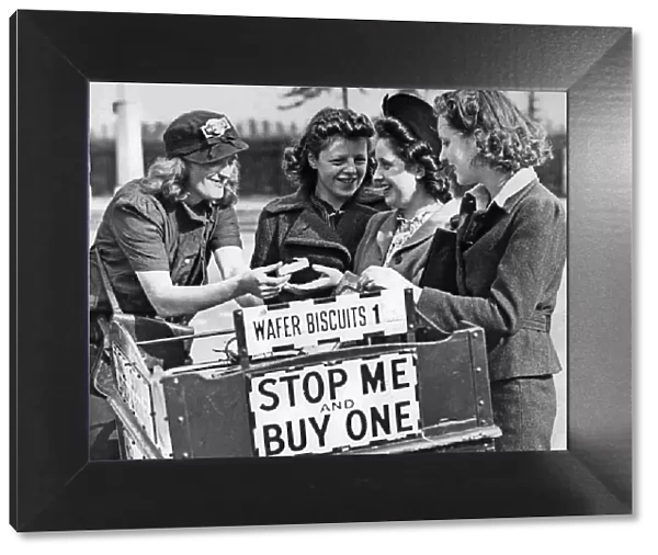 Nottinghams women in war time - Ice cream saleswoman 15th June 1945