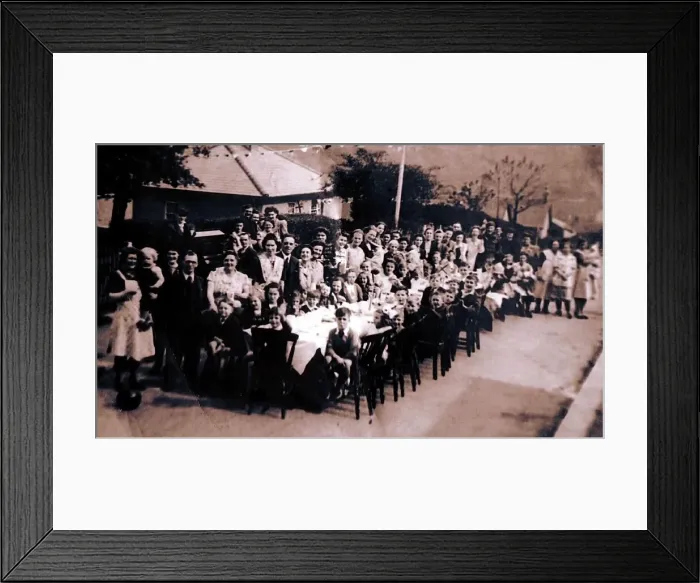 Framed Print : VE Day 1945 - Maesycoed Framed Print : VE Day 1945 - Maesycoed