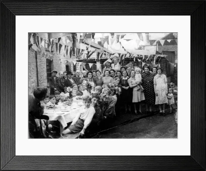 Framed Print : VE Day celebrations in Wales Framed Print : VE Day celebrations in Wales