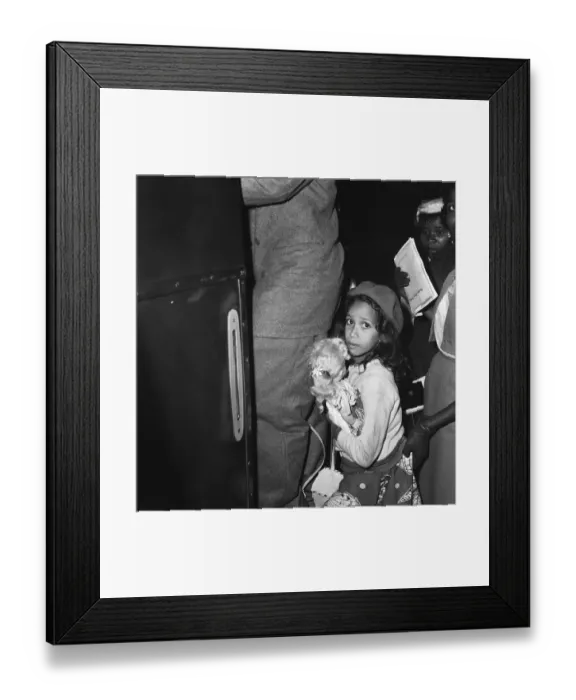 Framed Print : One hundred and two West Indians seen here arriving at Heathrow Airport from Kingston Framed Print : One hundred and two West Indians seen here arriving at Heathrow Airport from Kingston