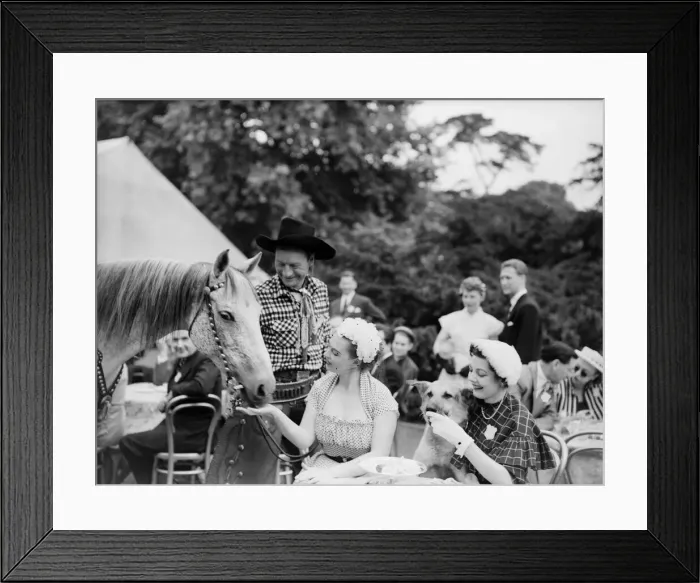 Framed Print : Picture taken at The Garden Party, organised by The Sunday Pictorial Newspaper in June