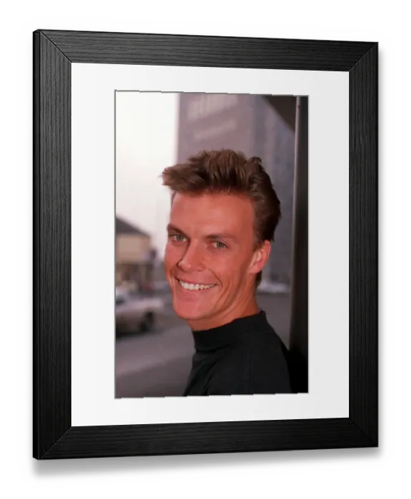Framed Print : GREG BENSON, ACTOR 13  /  12  /  1991