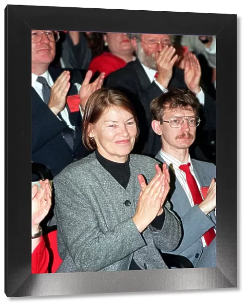 GLENDA JACKSON AT LABOUR PARTY CONFERENCE 07  /  10  /  1991