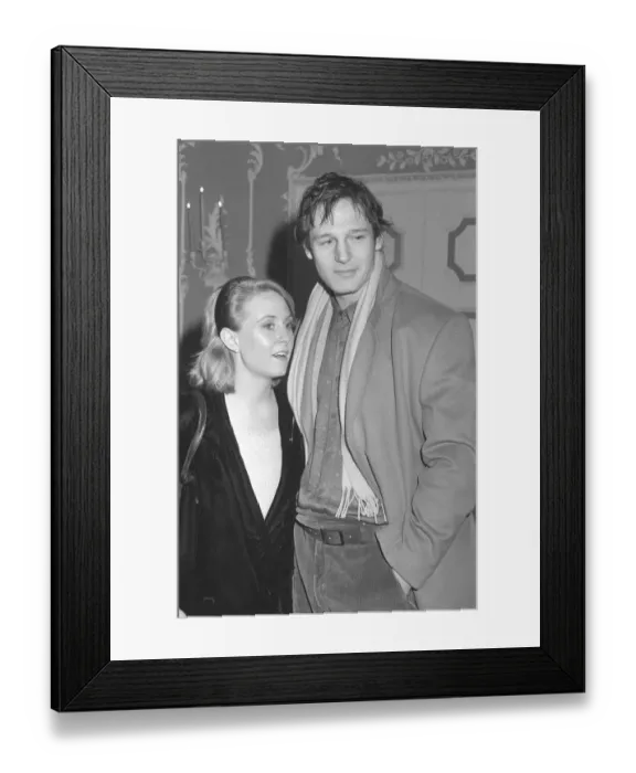 Framed Print : Cathryn Harrison and Liam Neeson at the Duet For One Framed Print : Cathryn Harrison and Liam Neeson at the Duet For One