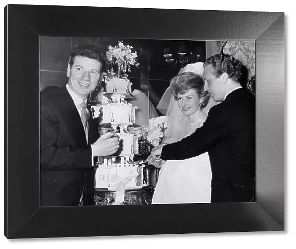 Max Bygraves at daughter Christines wedding to Michael Richards - December 1961