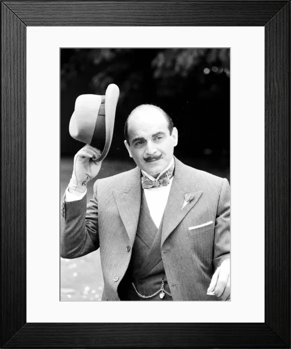 Framed Print : David Suchet, actor - 14  /  7  /  1988