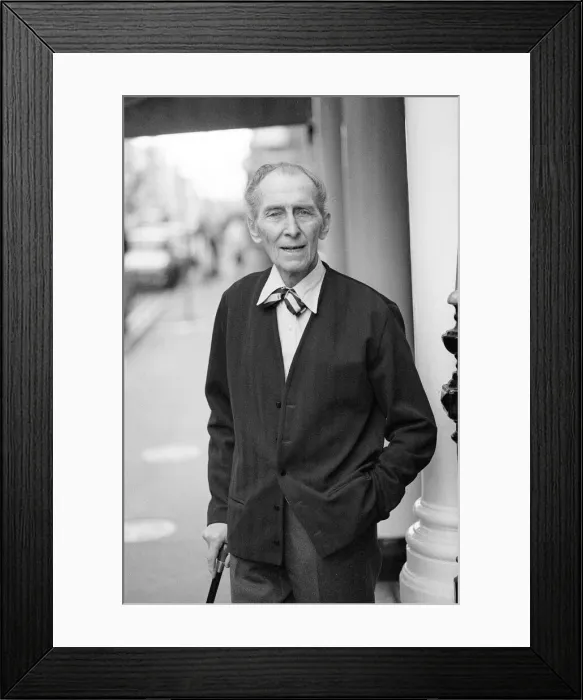 Framed Print : PETER CUSHING 24  /  03  /  1986
