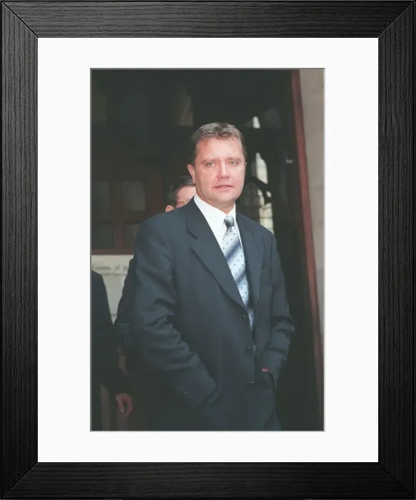 Framed Print : NIGEL MARTIN SMITH MANAGER OF TAKE THAT LEAVING THE HIGH COURT TO DAY Framed Print : NIGEL MARTIN SMITH MANAGER OF TAKE THAT LEAVING THE HIGH COURT TO DAY