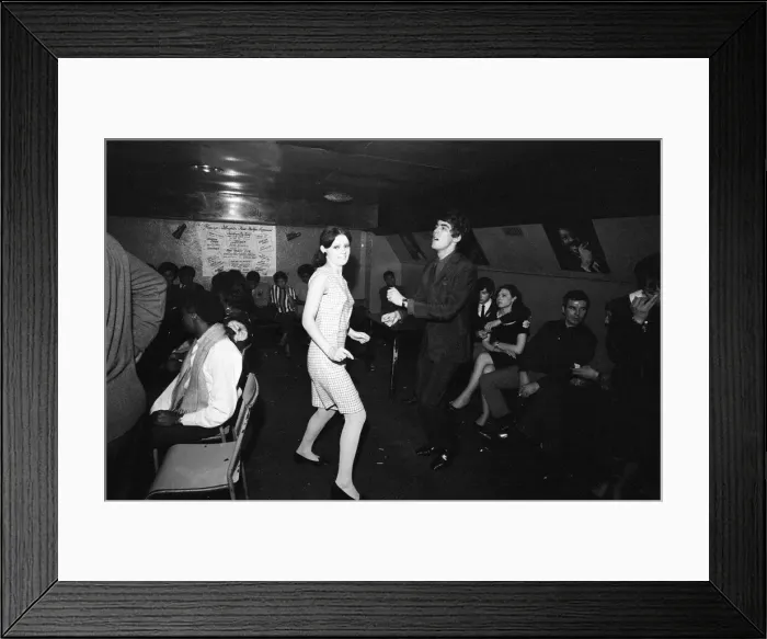 Framed Print : Scenes inside The Flamingo Club, Wardour Street, Soho, London