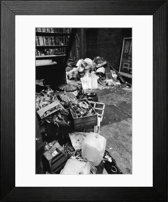 Framed Print : The scene at the back of the restaurant Melita'in the Kings Road, London Framed Print : The scene at the back of the restaurant Melita'in the Kings Road, London