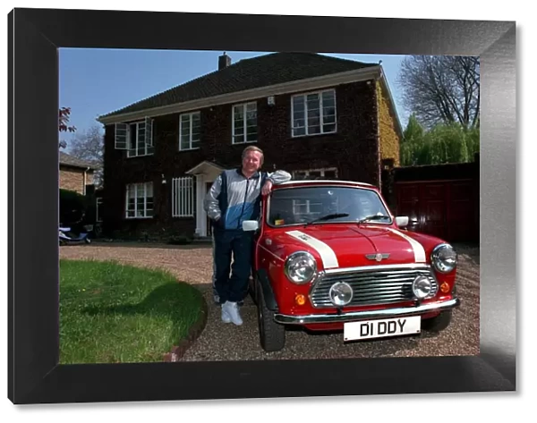DAVID HAMILTON, D. J. WITH HIS PERSONALISED NUMBER PLATE 26  /  04  /  1991
