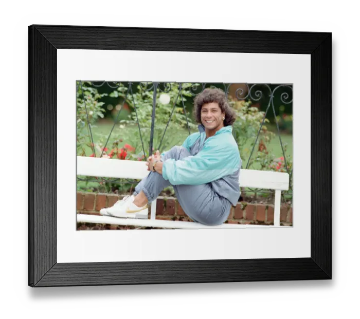 Framed Print : Fatima Whitbread, British javelin thrower and Olympic Silver medalist at the 1988 Seoul