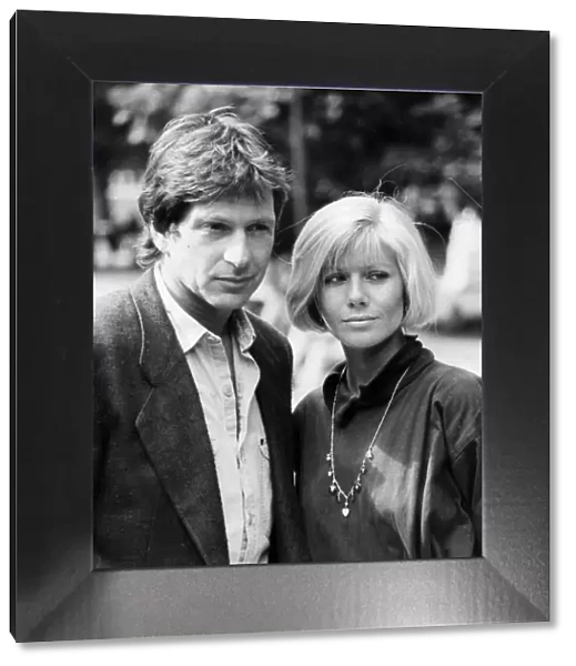 Glynis Barber and Michael Brandon at TV photocall 27  /  08  /  1987