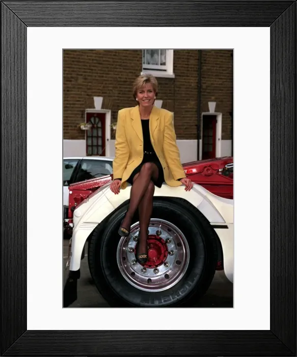 Framed Print : JILL DANDO SITTING ON A LORRY 11 / 10 / 1991 Framed Print : JILL DANDO SITTING ON A LORRY 11 / 10 / 1991