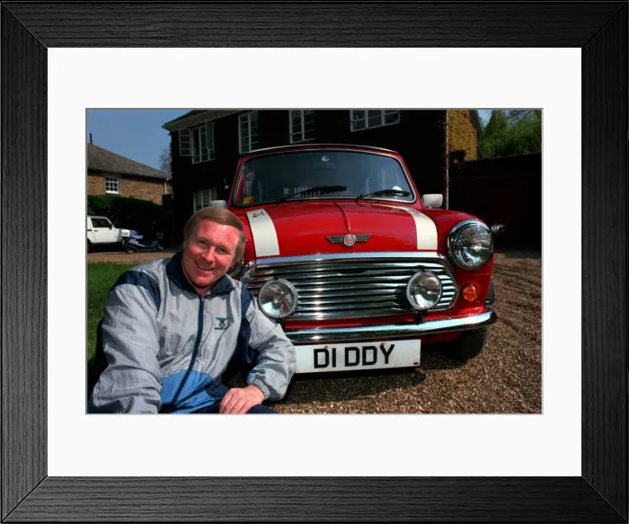 Framed Print : DAVID HAMILTON, D. J. WITH HIS PERSONALISED NUMBER PLATE - 26 / 04 / 1991 Framed Print : DAVID HAMILTON, D. J. WITH HIS PERSONALISED NUMBER PLATE - 26 / 04 / 1991