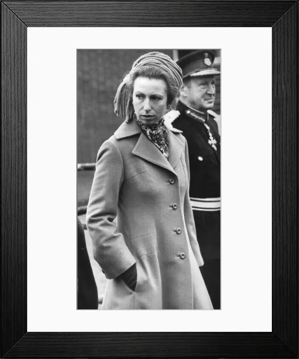 Framed Print : Princess Anne at event - December 1982 Framed Print : Princess Anne at event - December 1982
