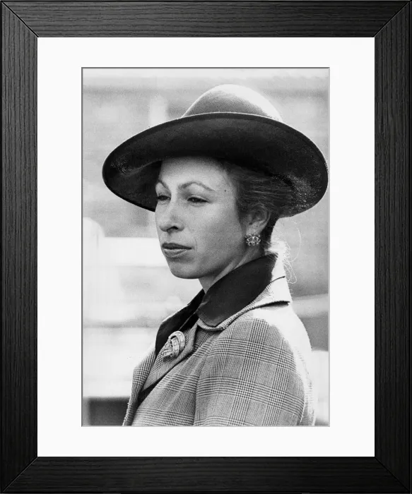 Framed Print : Princess Anne frowning - September 1978 22 / 09 / 1978 Framed Print : Princess Anne frowning - September 1978 22 / 09 / 1978