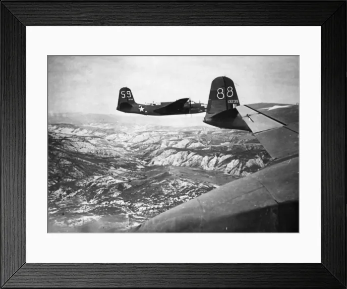 Framed Print : RAF and USA Air Force attack enemy lines in Tunisia. RAF roundels Framed Print : RAF and USA Air Force attack enemy lines in Tunisia. RAF roundels