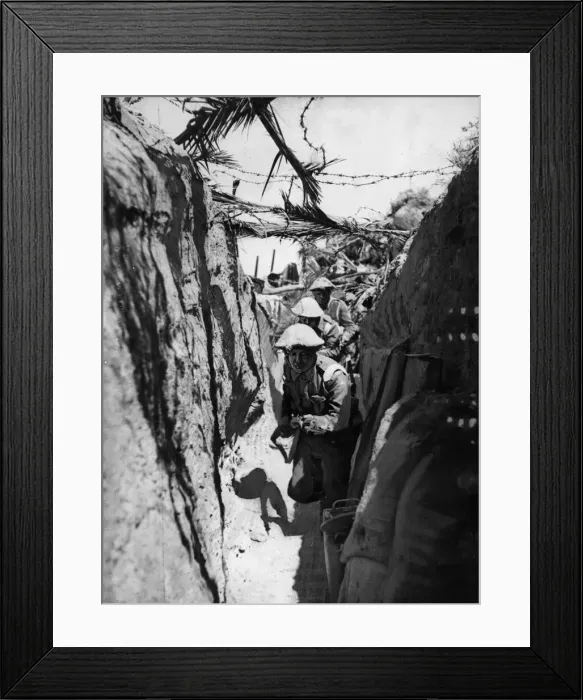 Framed Print : Second World War, North Africa Campaign. The 8th Army do it again Framed Print : Second World War, North Africa Campaign. The 8th Army do it again