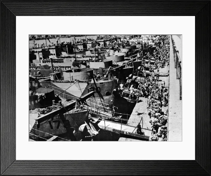Framed Print : At 4. 30 on the morning of September 3rd, fourth anniversary of the outbreak of war