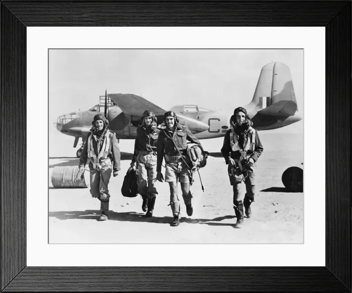 Framed Print : The American Boston III is now in operation by the South African Air Force on the Libyan Framed Print : The American Boston III is now in operation by the South African Air Force on the Libyan