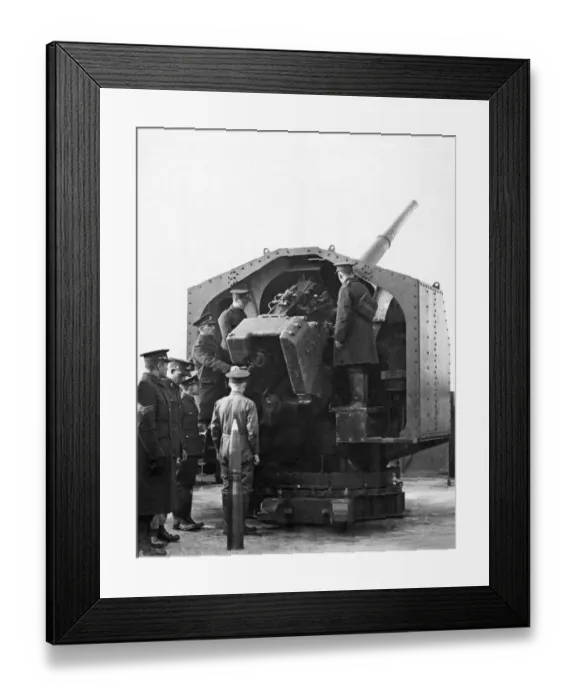 Framed Print : Anti aircraft gun and army unit in the Hull and Yorkshire, or East Riding Framed Print : Anti aircraft gun and army unit in the Hull and Yorkshire, or East Riding