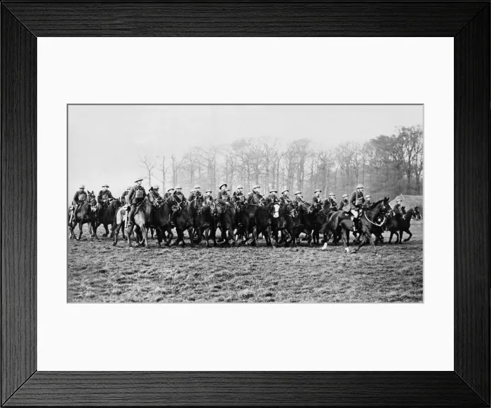 Framed Print : A close formation drill for the cavalrymen. Picture taken in the Hull area Framed Print : A close formation drill for the cavalrymen. Picture taken in the Hull area