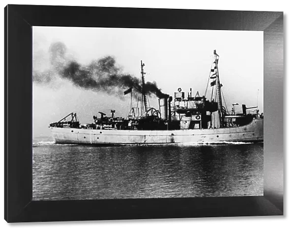 This picture shows: H. M.s Tango (Admiralty type trawler) during World War II