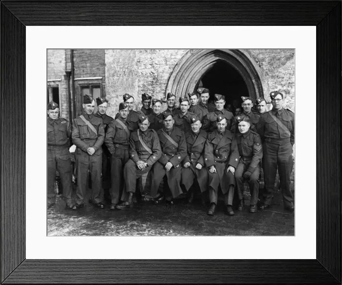 Framed Print : Men of the East Yorkshire Regiment pictured in Gloucestershire Framed Print : Men of the East Yorkshire Regiment pictured in Gloucestershire