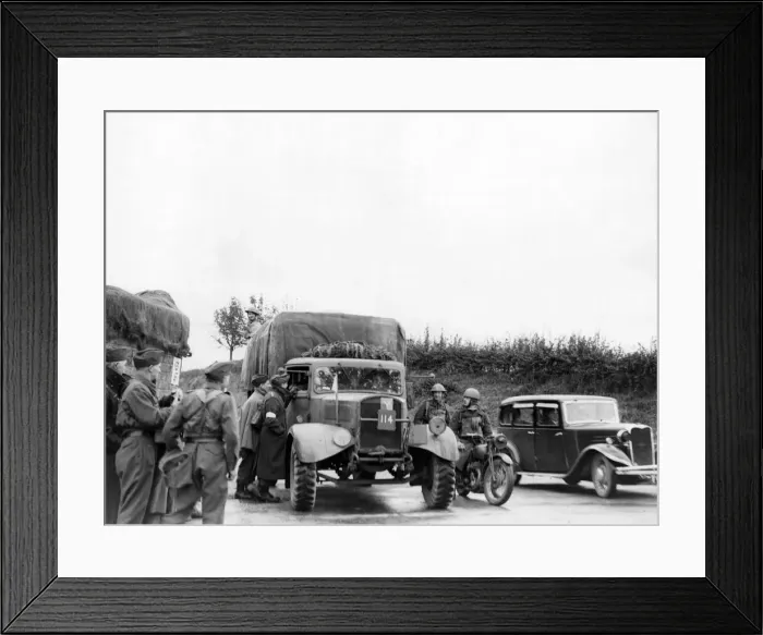 Framed Print : South Wales invasion exercise closed after the invading force had been riven back to Framed Print : South Wales invasion exercise closed after the invading force had been riven back to