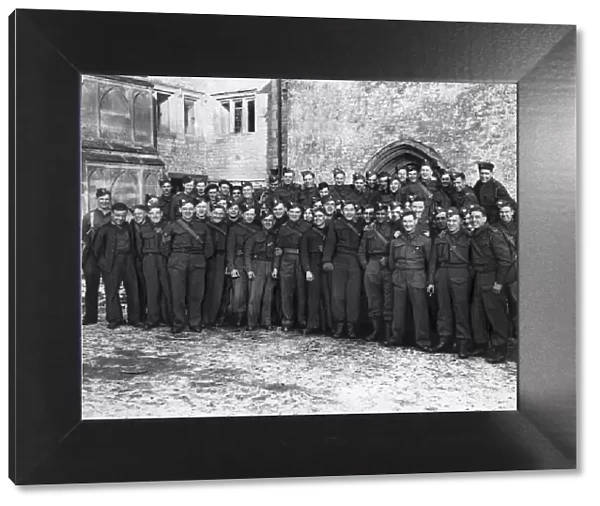 Parts of B and D Companies of the East Yorkshire Regiment pictured at an old Cotswold