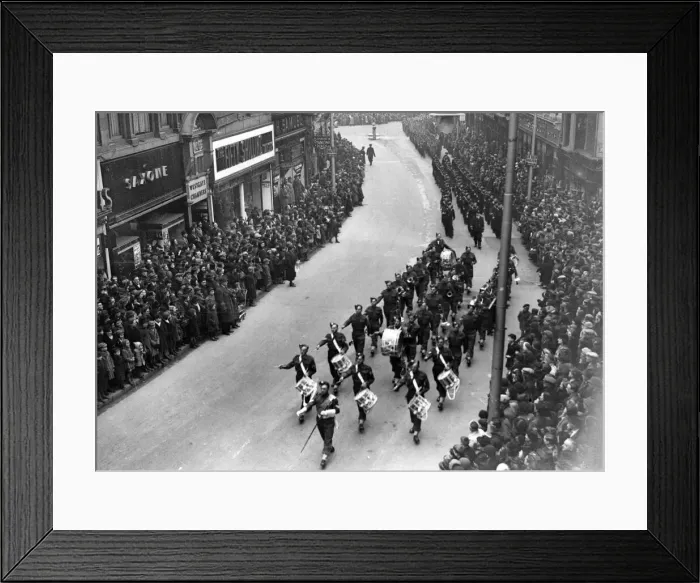 Framed Print : War ships week at Newport, Wales. February 1942 Framed Print : War ships week at Newport, Wales. February 1942
