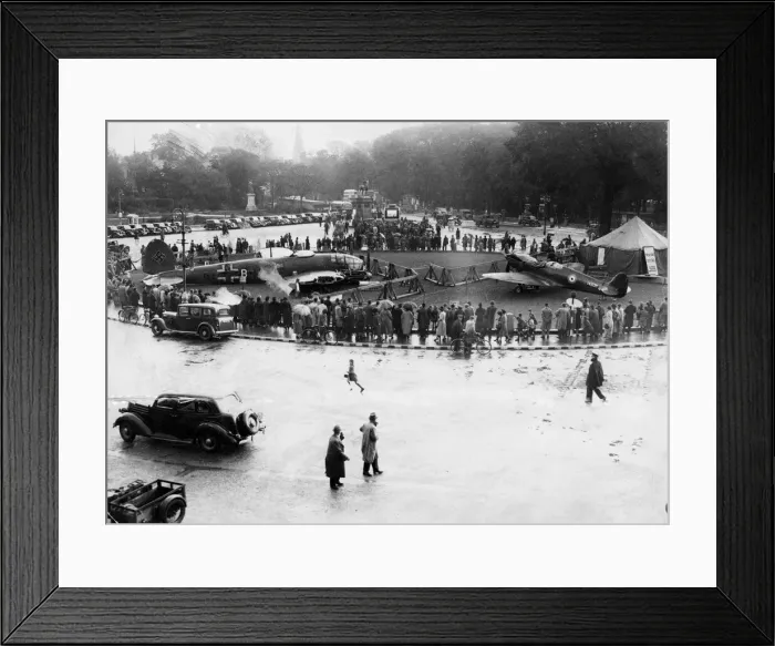 Framed Print : National Savings Week, Cardiff. Circa 1943 Framed Print : National Savings Week, Cardiff. Circa 1943