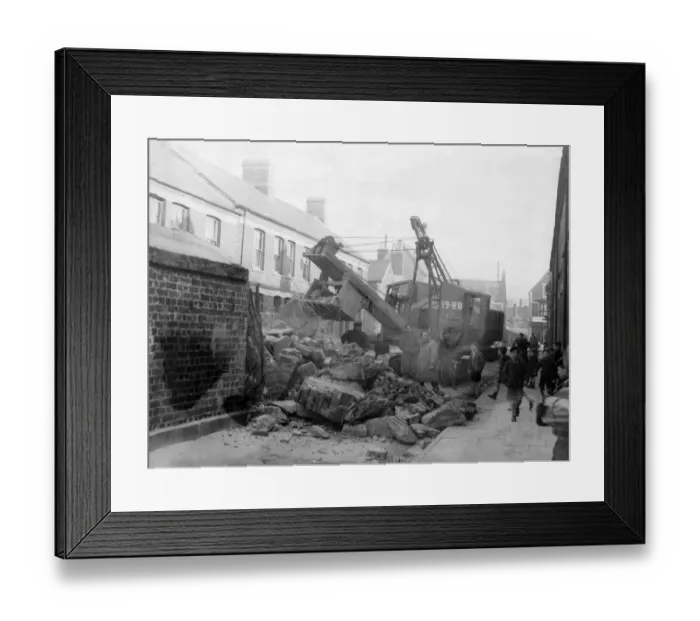 Framed Print : Children in this Grangetown (Cardiff) street are probably thinking of the additional