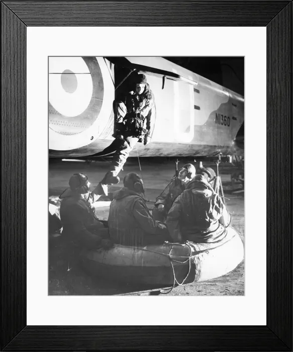 Framed Print : Training for Air Crews. World War Two. Hundred of air crews are now being Framed Print : Training for Air Crews. World War Two. Hundred of air crews are now being