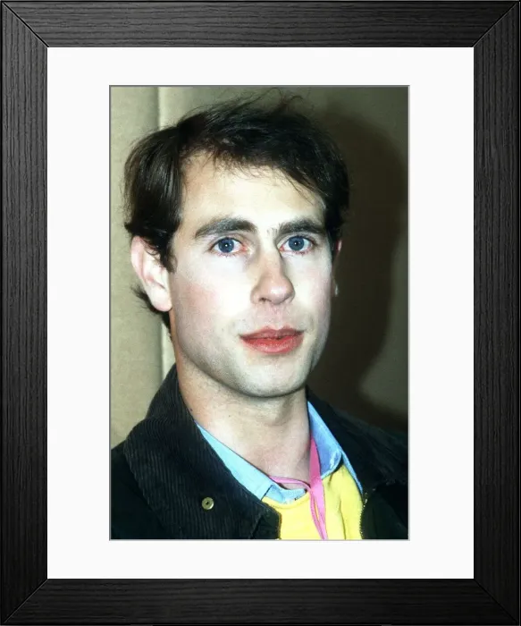 Framed Print : Prince Edward organiser of the televised tournament Its a Royal Knockout held at Alton Framed Print : Prince Edward organiser of the televised tournament Its a Royal Knockout held at Alton