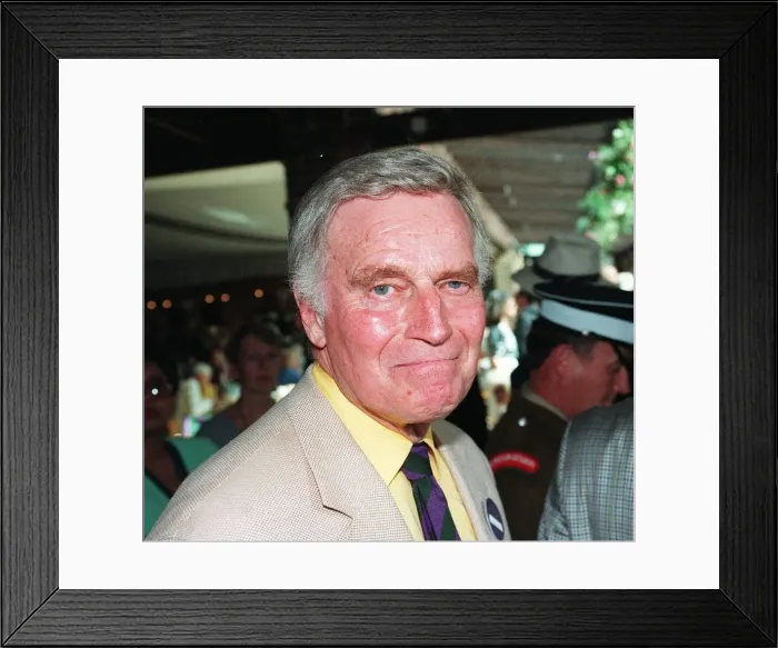 Framed Print : ACTOR CHARLTON HESTON AT WIMBLEDON JULY 1994 06 / 07 / 1994 Framed Print : ACTOR CHARLTON HESTON AT WIMBLEDON JULY 1994 06 / 07 / 1994