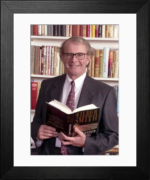 Framed Print : WILBUR SMITH - AUTHOR 01 / 03 / 1995 Framed Print : WILBUR SMITH - AUTHOR 01 / 03 / 1995