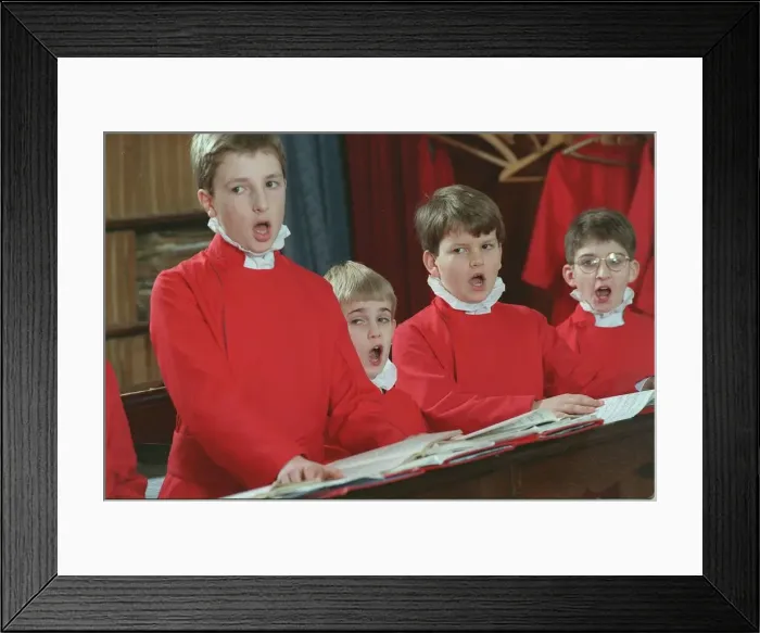 Framed Print : WESTMINSTER ABBEY CHOIR SCHOOL 22  /  12  /  1994