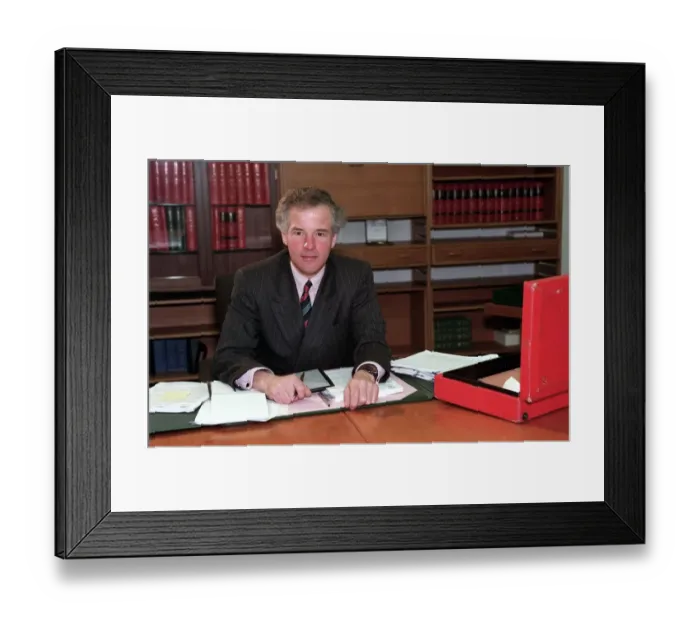 Framed Print : MICHAEL JACK, NEW CABINET MEMBER 16  /  04  /  1992