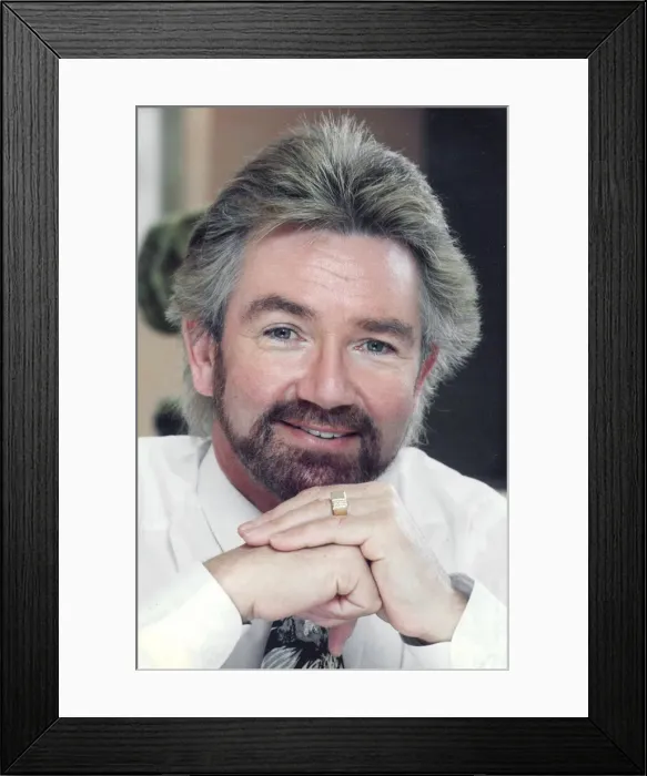 Framed Print : Noel Edmonds smiling during interview 20 / 01 / 1993 Framed Print : Noel Edmonds smiling during interview 20 / 01 / 1993