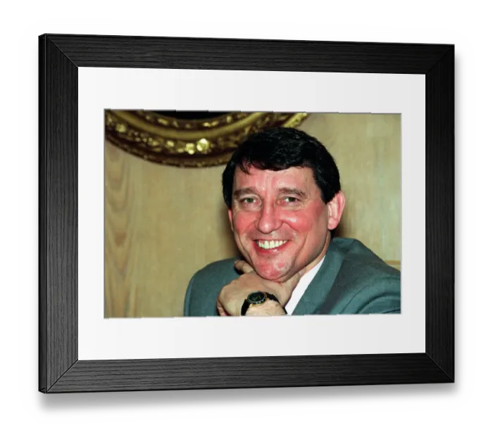 Framed Print : GRAHAM TAYLOR AT PRESS CONFERENCE 22  /  02  /  1992