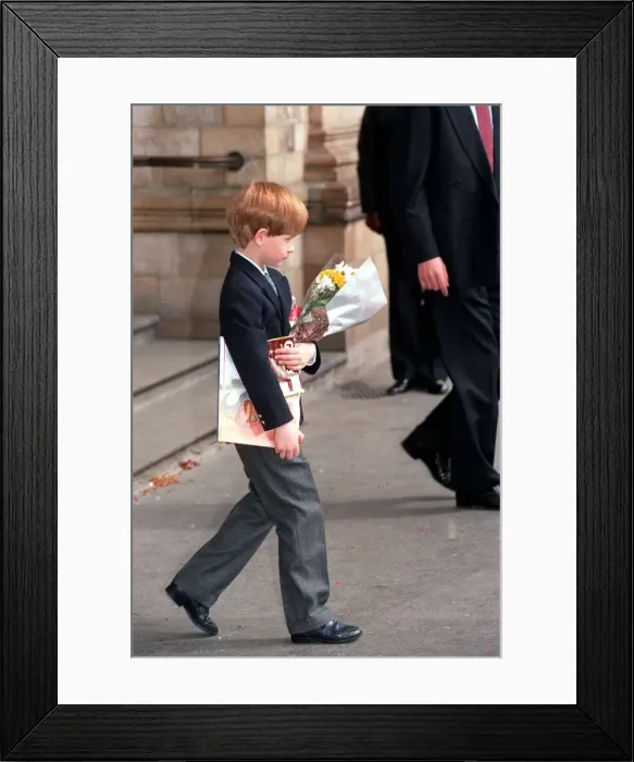 Framed Print : PRINCE HARRY AT NATURAL HISTORY MUSEUM APRIL 1992 14  /  04  /  1992