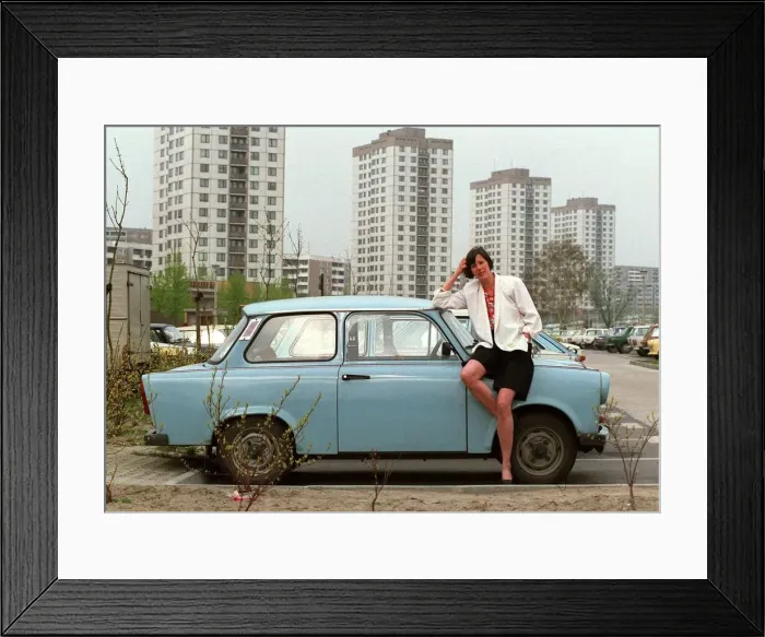 Framed Print : Trabant car, Germany, February 1990 Framed Print : Trabant car, Germany, February 1990