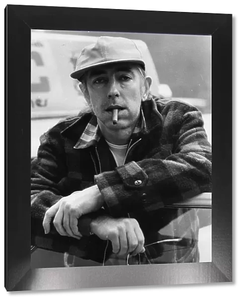 Peter Cook, satirist pictured smoking a cigar - April 1980 22  /  04  /  1980