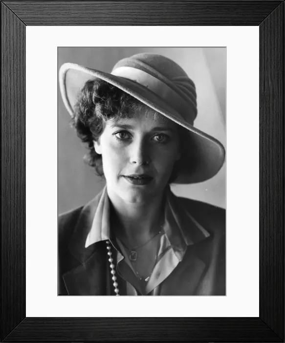 Framed Print : Sylvia Kristel smiling wearing hat during interview - November 1981 03 / 11 / 1981 Framed Print : Sylvia Kristel smiling wearing hat during interview - November 1981 03 / 11 / 1981