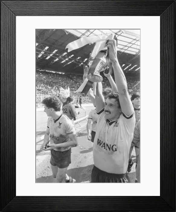 Framed Print : The 1986 Football League Cup Final (known for sponsorship reasons as the Milk Cup Framed Print : The 1986 Football League Cup Final (known for sponsorship reasons as the Milk Cup