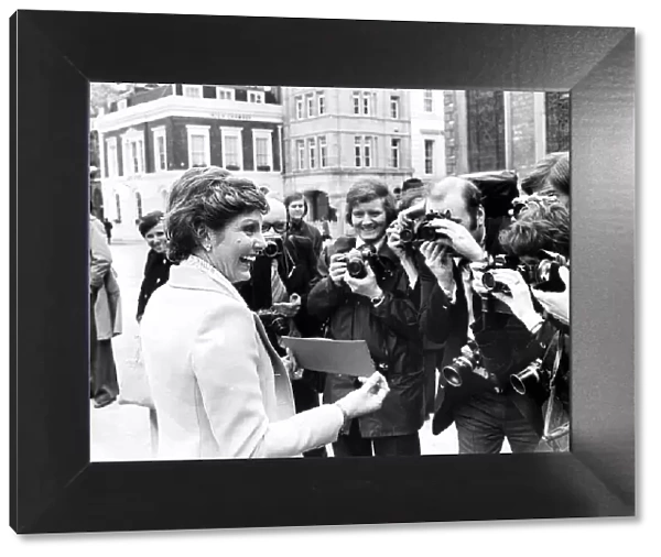 Angela Rippon receiving The Freedom of the City of London - 09  /  03  /  1978
