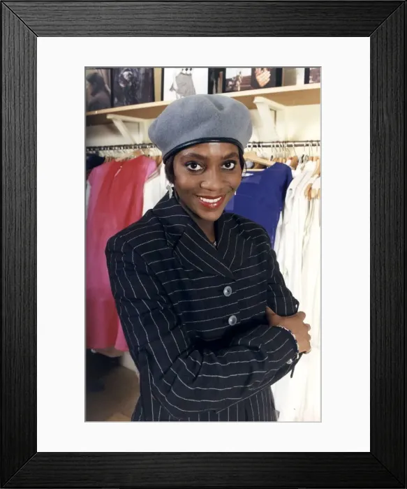 Framed Print : BRENDA EMMANUS - TV PRESENTER FROM THE CLOTHES SHOW 07 / 05 / 1995 Framed Print : BRENDA EMMANUS - TV PRESENTER FROM THE CLOTHES SHOW 07 / 05 / 1995